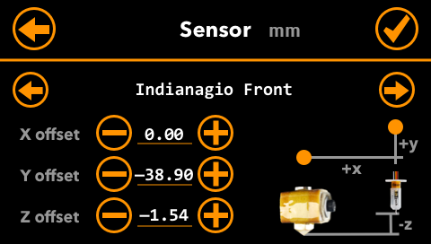 Sensor-Settings